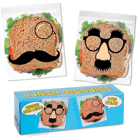 ↑ Lunch Disguise Sandwich Bags