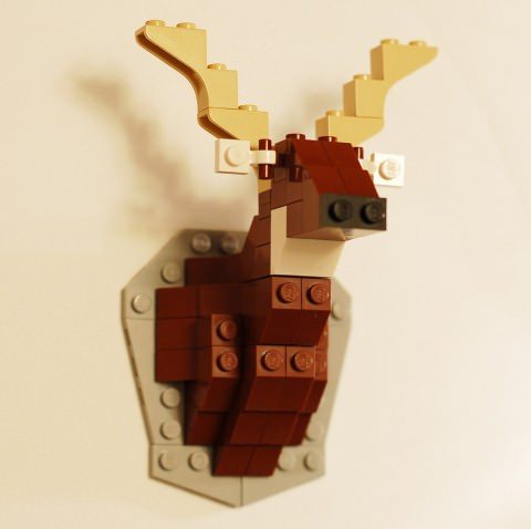 ↑ Taxidermy Deer LEGO Kit