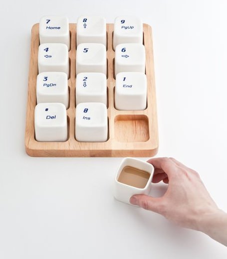 ↑ Keyboard Coffee Cups by E Square