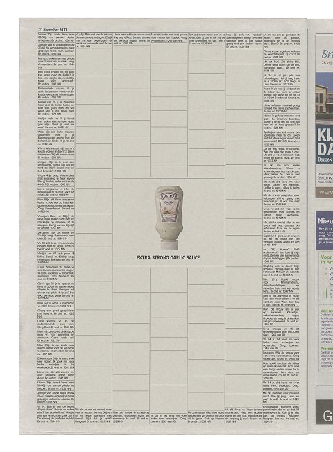 ↑ Heinz: Garlic Sauce Personal Ad