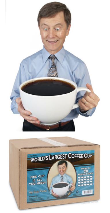 ↑ World's Largest Coffee Cup