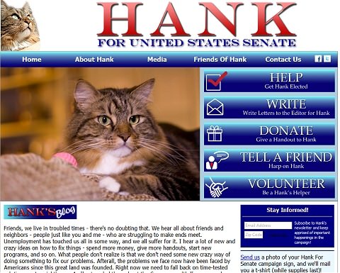 ↑ Hank For Senate