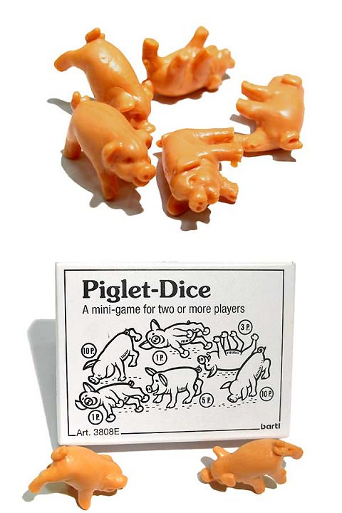 ↑ Piglet-Dice ピッグ・ダイス