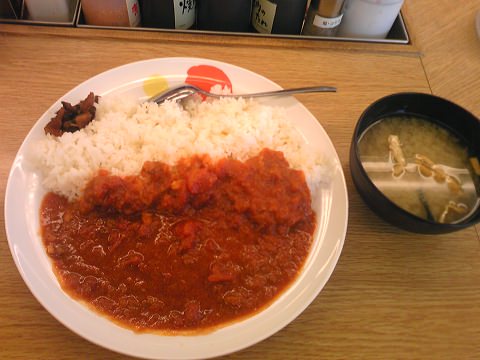 ↑ フレッシュトマトカレー