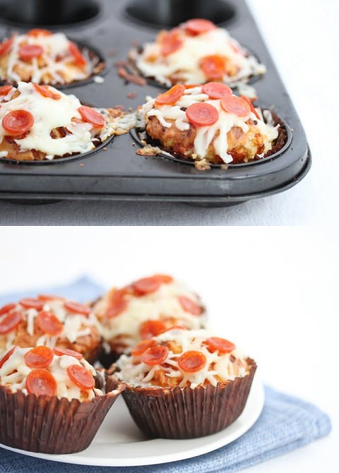 ↑ Pizza Cupcakes