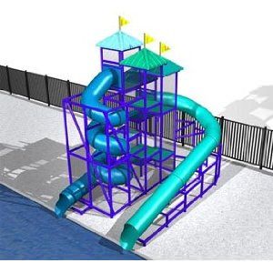 ↑ Commercial Water Slide 5792