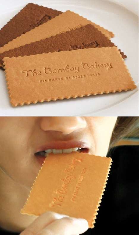 ↑ Cookie Business Cards