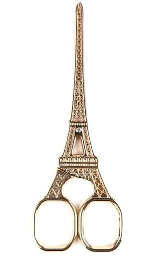 ↑ Antique Design Sewing & Embroidery Scissors - Eiffel Tower