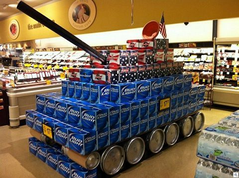 ↑ ビール戦車