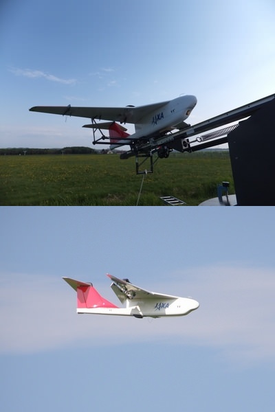 ↑ 電動小型無人機「SAFE-F1」