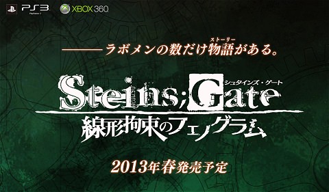 ↑ STEINS；GATE 線形拘束のフェノグラム