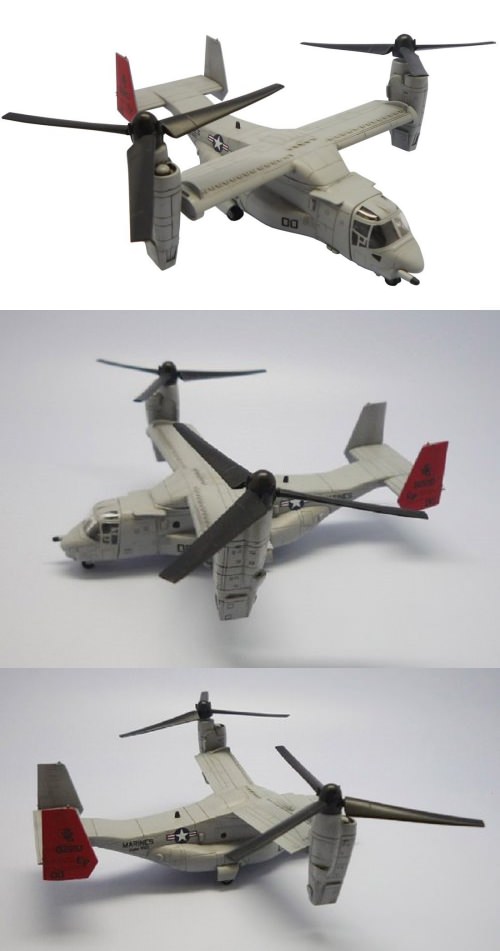 ↑ 1/144 アメリカ海兵隊 垂直離着陸輸送機 MV-22 