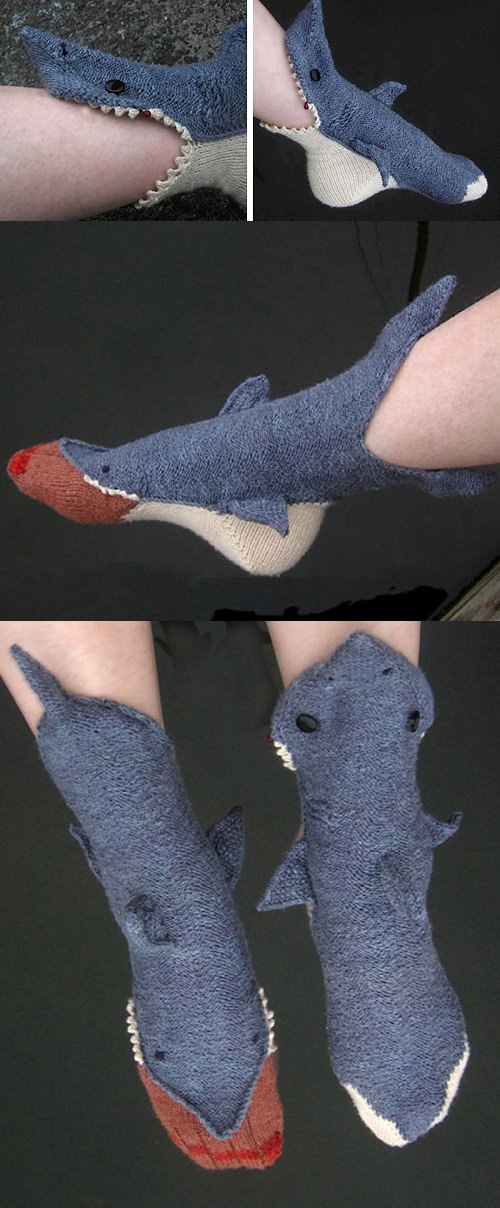 ↑ Shark Socks