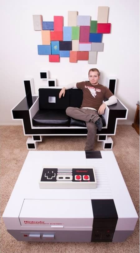 ↑  Gamer Living Room