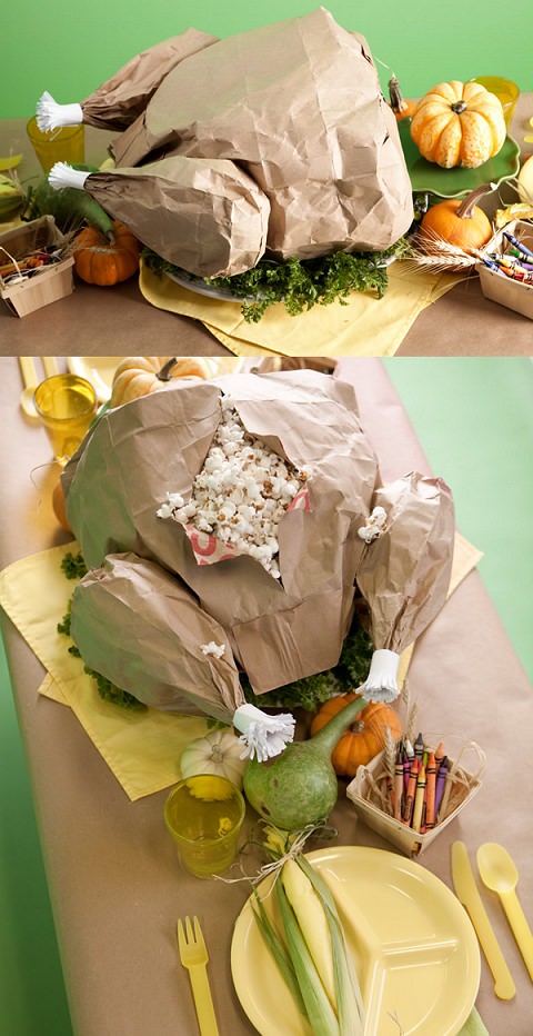 ↑ Popcorn Turkey Bag