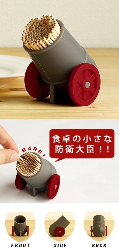 ↑ CANNON TOOTHPICK HOLDER トゥースピックホルダー キャノン