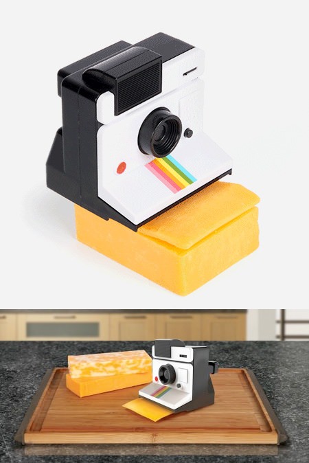 ↑ Polaroid Cheese Slicer