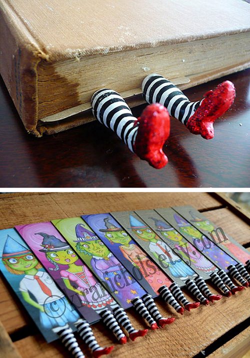 ↑ Stripey Leggings Bookmark